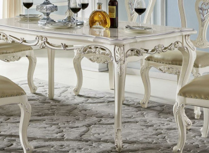 Royal dining table wooden table baroque rococo table dining room classic