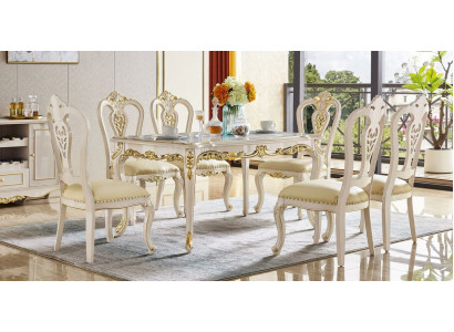 Design Set Chairs Armchair Chair Group 4x Chair Dining Room new Suite Baroque