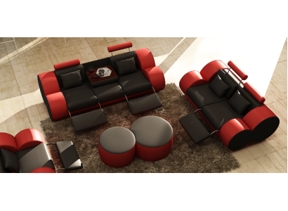 Sofa set Design Couch 3+2 Set Upholstery Leather Sofa Living room Sets