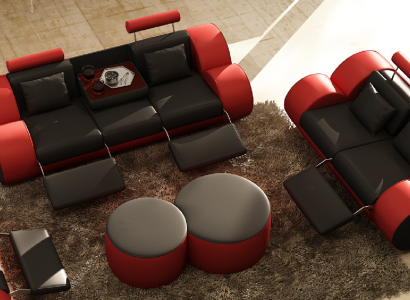 Sofa set Design Couch 3+2 Set Upholstery Leather Sofa Living room Sets