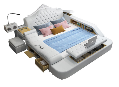 Multifunction Bed Beds Decorative Marriage Bed Double bed Upholstered bed Bedroom