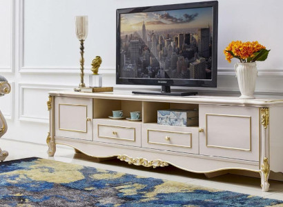Sideboard TV Lowboard TV-cabinet Table Living room Wood Wardrobe Classic Baroque