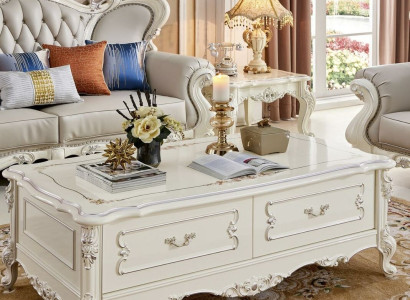 Baroque Rococo Coffee table Table Living room Tables Classic r Wood