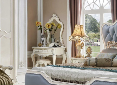 Dressing table Mirror Stool Luxury Chest of drawers Bedroom Console Baroque Rococo new