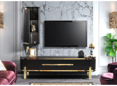 tv Wardrobe Luxury Sideboard Furniture Chest of drawers Living room cupboard Cabinets Shelf Wood