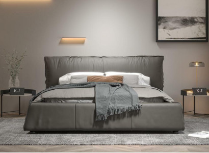 Design Leather Bed Double Marriage Modern Hotel Luxury Sleep Room Beds