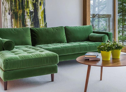 Corner sofa L-shape Living landscape Corner upholstered sofa Seat Design Couch Sofas Fabric new