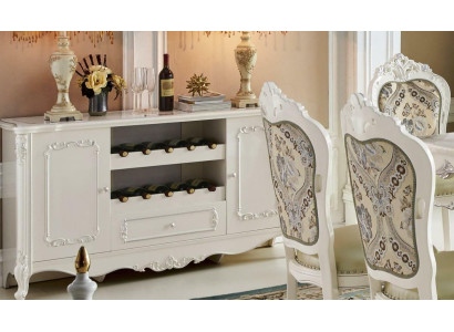 Baroque Bar Counter Wardrobe Display Case Wine Shelf Counter Bar Home Bar Antique Style