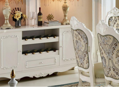 Baroque Bar Counter Wardrobe Display Case Wine Shelf Counter Bar Home Bar Antique Style