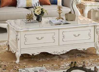 Classic r Coffee table Table Living room Baroque Rococo Tables Wood