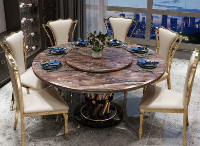 Marble Style Kitchen Modern Dining table Table Tables Dining room Luxury Furniture Design