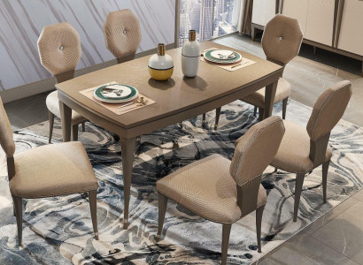Chair 1x Luxury Design Upholstery Chairs Seat Office Dining room Designer Wood Armchair