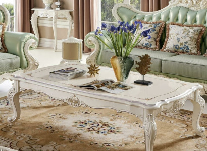 Classic r Table Coffee table Baroque Side table Sofa Design Real wood