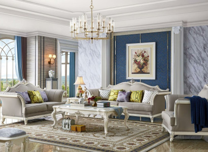 Classic r Table Coffee table Side table Sofa Baroque Design Living room