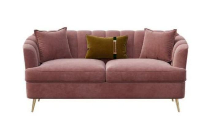 Velvet Living landscape Relax Seat Design Couch Lounge Sofas Textile Sofa 3 Seater