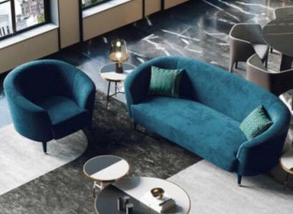 Velvet 3 Seater Fabric Sofa Living landscape Relax Seat Design Couch Lounge Sofas