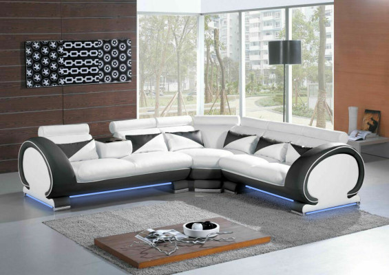 Modern Corner sofa Couch Upholstery Seat Corner Suite XXL Big Living landscape Corner new