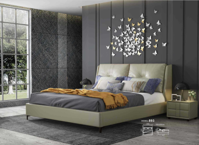 Bed Upholstery Design Luxury Double Hotel Beds Room Sleep 180x200cm