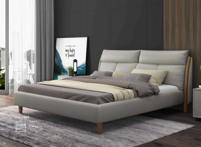 Design Textile Bed Marriage Modern Hotel Frame Luxury Double Beds
