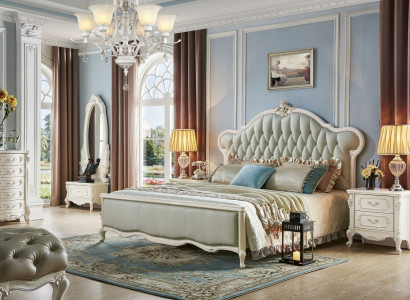 Design Bedroom 5 pcs. Complete Set Bed Bedroom Bedside table