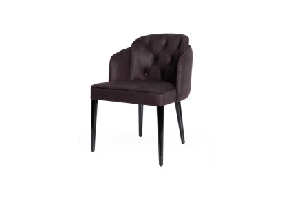Design Chair Armchair Upholstery Chairs Lounge Solid Wood Textile Wood Armchair new