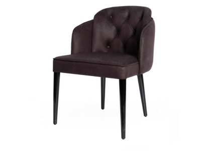 Design Chair Armchair Upholstery Chairs Lounge Solid Wood Textile Wood Armchair new