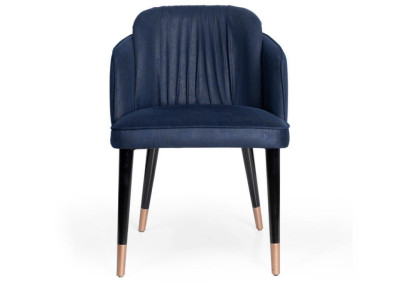 Classic r Armchair Chair Blue Seat Upholstery Design Wood Textile Modern Style new