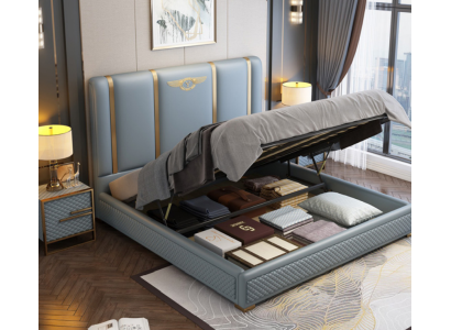 Bed Upholstery Design Luxury Metal Beds Double Marriage Sleep Room Leather