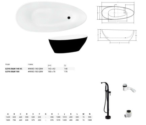 Bathtubs LUXURY Design Freestanding Bathtub Bath Modern