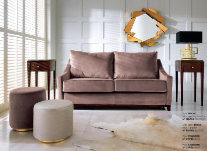 Living room Set Sofa Couch Side table Stool Sofas Couches Furniture Textile 3pcs.