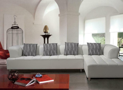 Design Upholstery Couch Living landscape Corner sofa Upholstery Seat Suite Sofa L-shape
