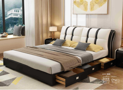 Designer Bed Bedroom Beds Textile Hotel Luxury Upholstery Seat Fabric Italy