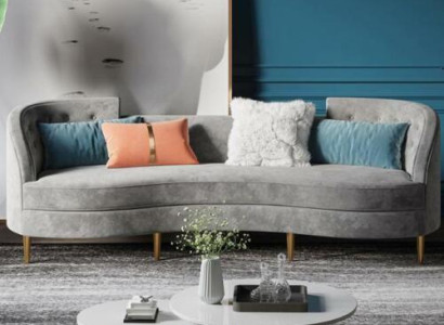 3 Seater Fabric Sofa Living landscape Relax Seat Design Couch Lounge Sofas Textile