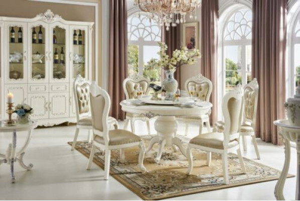 Designer Ess Designer Designer Dining room Chair Set 4x Chairs Table Armchair Suite Tables Solid wood