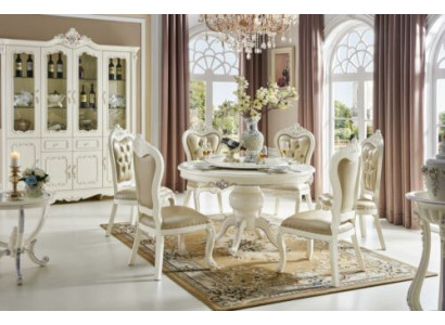 Designer Ess Designer Designer Dining room Chair Set 4x Chairs Table Armchair Suite Tables Solid wood