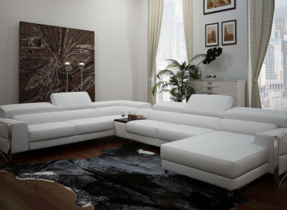Multifunction Couch Corner sofa Media TV Sofa Couch Leather sofa Living landscape U-shape