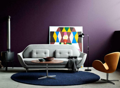Sofa Living landscape Relax Seat Design Couch Lounge Fabric Gray Modern Sofas new