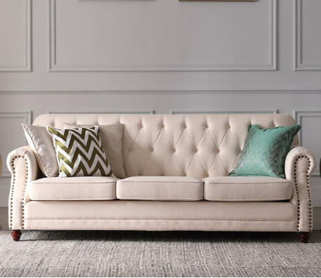 Chesterfield Sofa 3 Seater Living landscape Relax Seat Design Couch Lounge Sofas