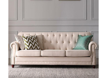 Chesterfield Sofa 3 Seater Living landscape Relax Seat Design Couch Lounge Sofas