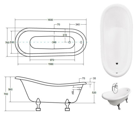 Classic Freestanding Bathtubs Antique Style Bathtub Tub Bathroom