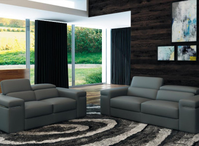 Multifunction s Leather Couch Seat Upholstery Living room Set Leather Suite Sofa 3+2