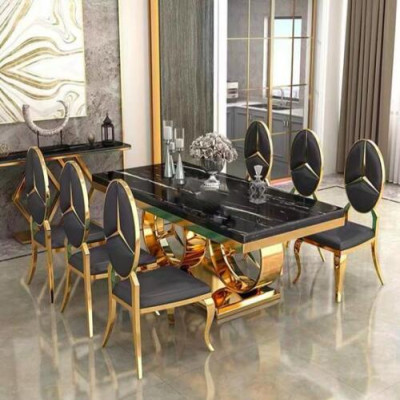 Tables Marble Imitation Dining Tables Dining table Modern Furniture Design Table Dining room