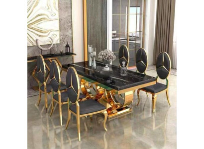 Tables Marble Imitation Dining Tables Dining table Modern Furniture Design Table Dining room