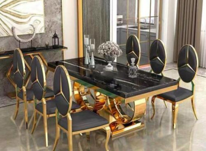 Tables Marble Imitation Dining Tables Dining table Modern Furniture Design Table Dining room
