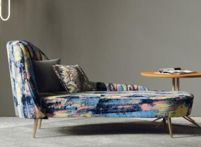 Chaise Lounge Upholstery Textile Modern Relax Seat Luxury Furniture Living landscape