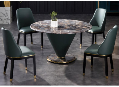 Round Column Tables Design Table Stone Furniture Dining room Round Dining Tables Modern