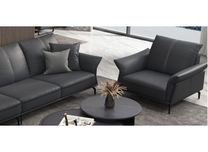 Armchair Relax Fabric Lounge Luxury TV Club Armchair Upholstery Seater Design Couch
