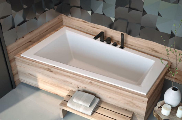 Bathtub Corner Bath Tub Bathroom Built-in Tubs Acrylic Design