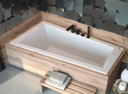 Bathtub Corner Bath Tub Bathroom Built-in Tubs Acrylic Design
