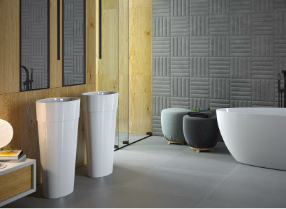 Modern Design Washbasin Acrylic Bathroom Freestanding Washbasin
